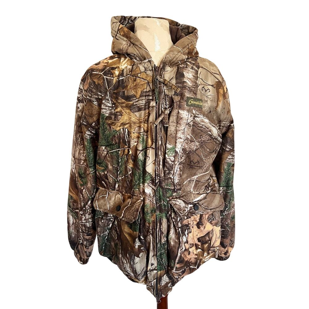 Gamehide Full Zip Hooded Camouflage Jacket XL